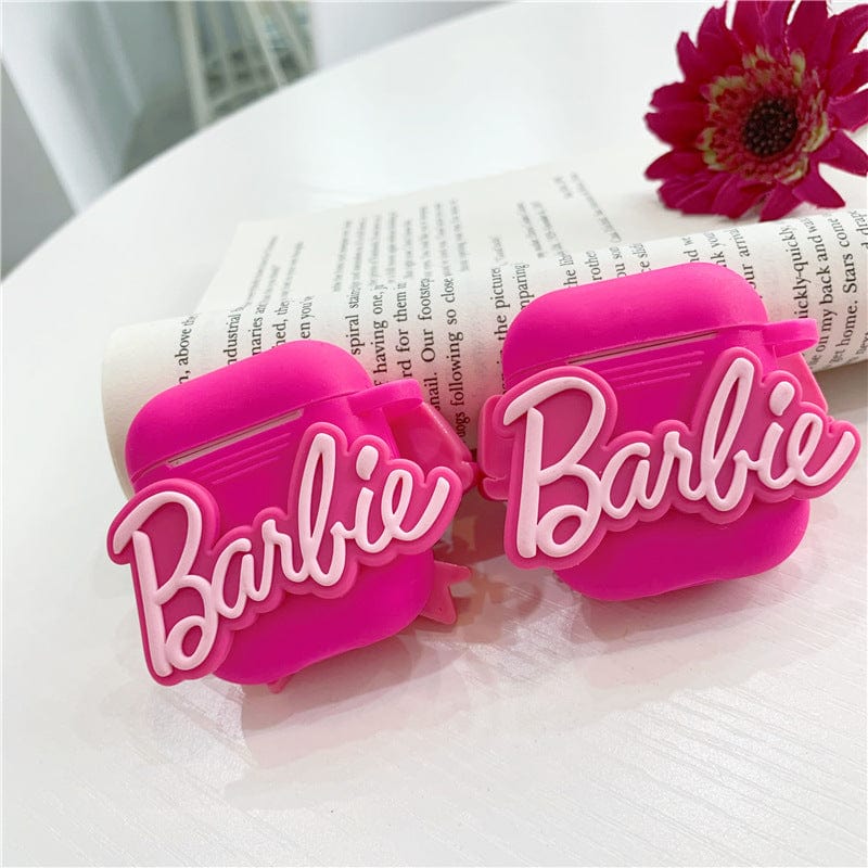 3D Barbie Silicone AirPods Earphone Case