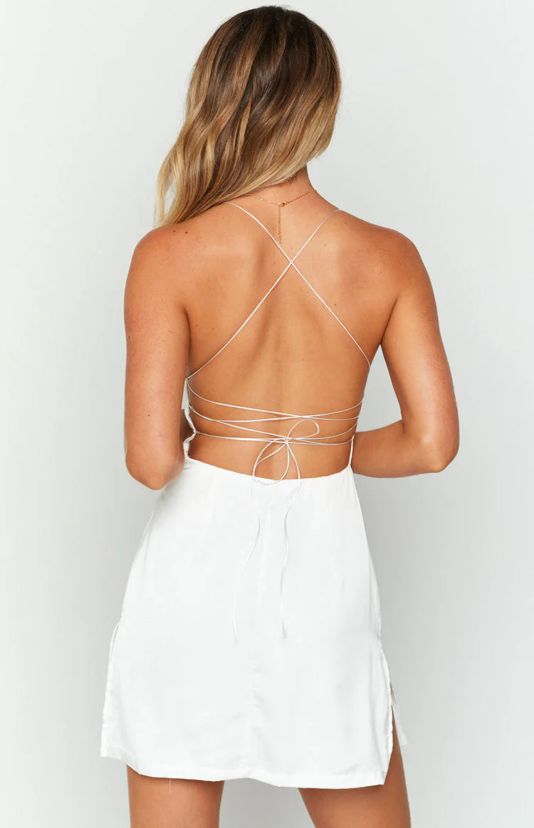 Say So Mini Dress White