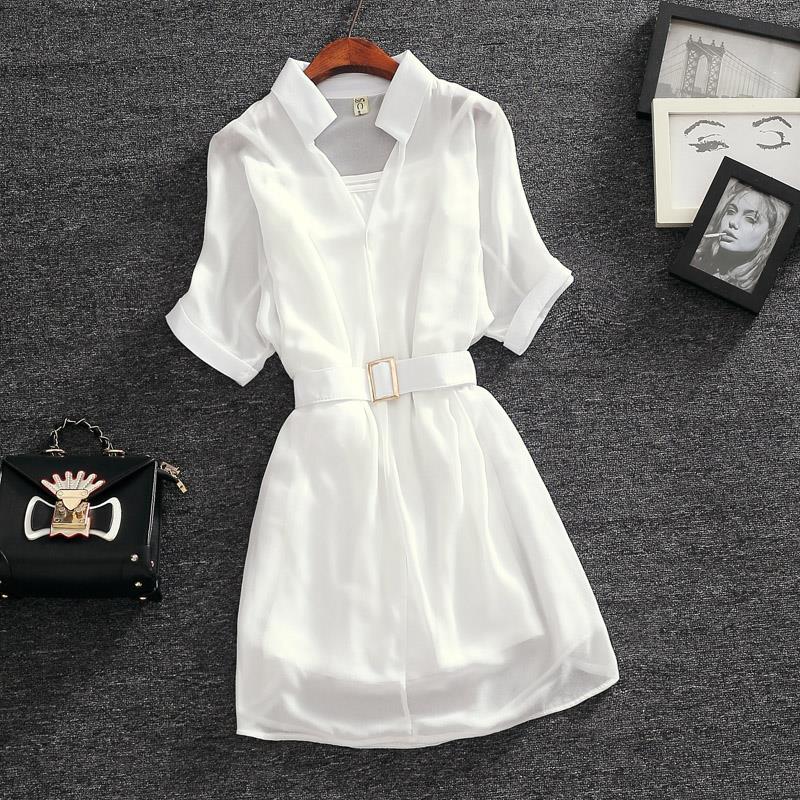 Elegant Women&#39;s Summer Two-piece Dress Luxury Chiffon Party Loose Tulle Evening Dresses for Women 2022 Prom Transparent White