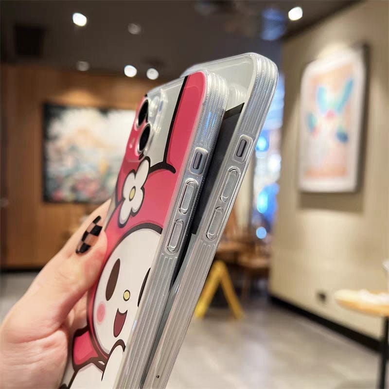 Anime My Melody Kuromi Kawaii iPhone Case