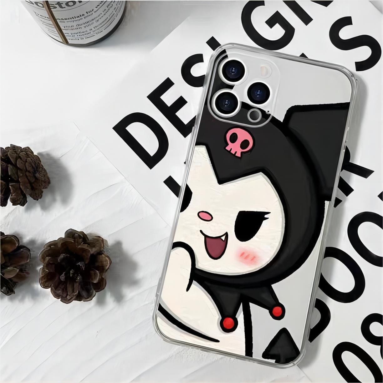 Anime My Melody Kuromi Kawaii iPhone Case