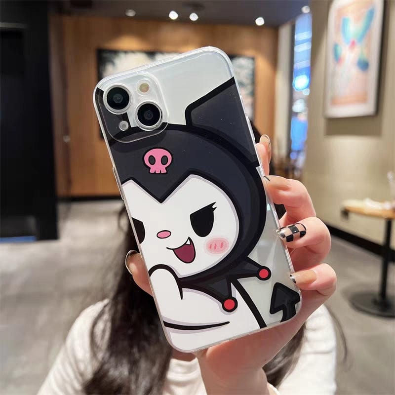 Anime My Melody Kuromi Kawaii iPhone Case