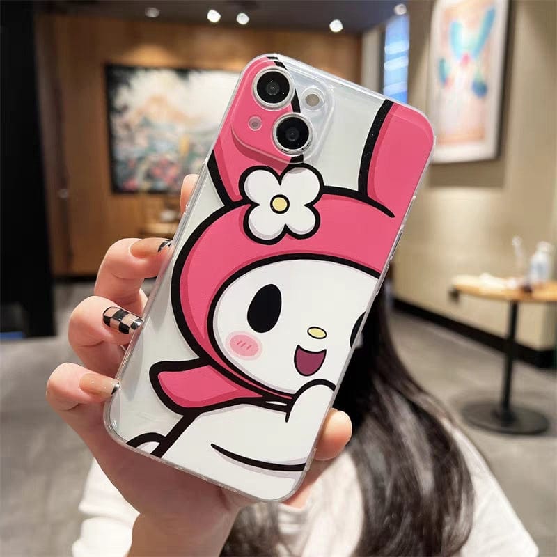 Anime My Melody Kuromi Kawaii iPhone Case