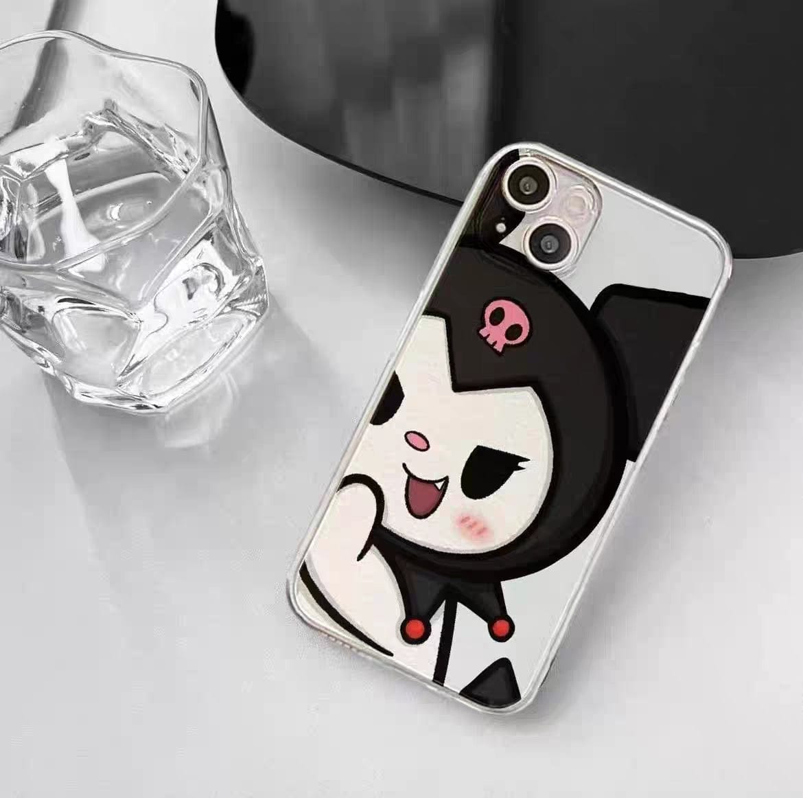 Anime My Melody Kuromi Kawaii iPhone Case