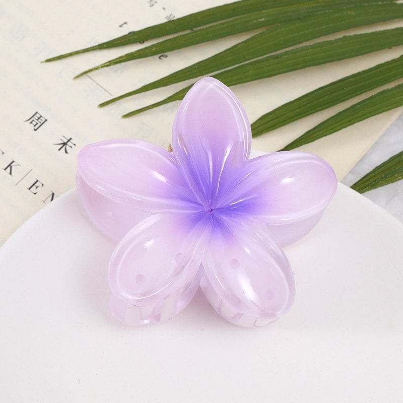 Trendy Colorful Resin Flower Hair Clip