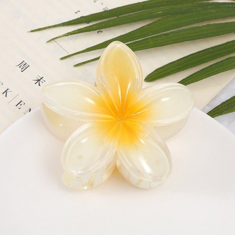 Trendy Colorful Resin Flower Hair Clip